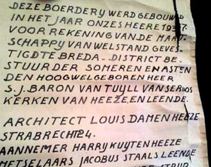 Document uit 1937 in loden koker Someren - Deurne-Asten-Someren - Regio - ED - G_2012-02-28_13-19-21